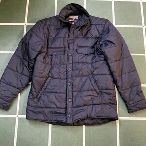 Duluth Trading Co Navy Quilted Puffer Jacket
